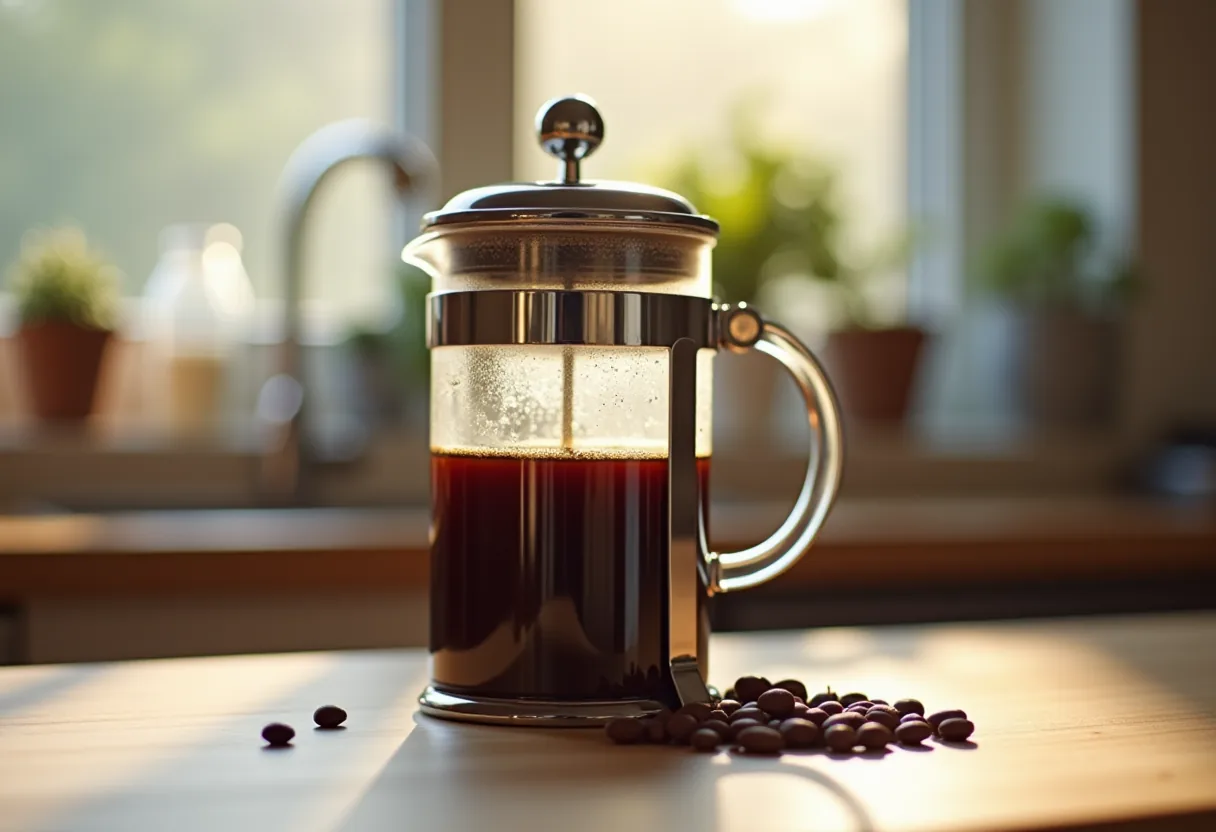 French press kávé otthon: őrlés, arányok és az áztatási idő